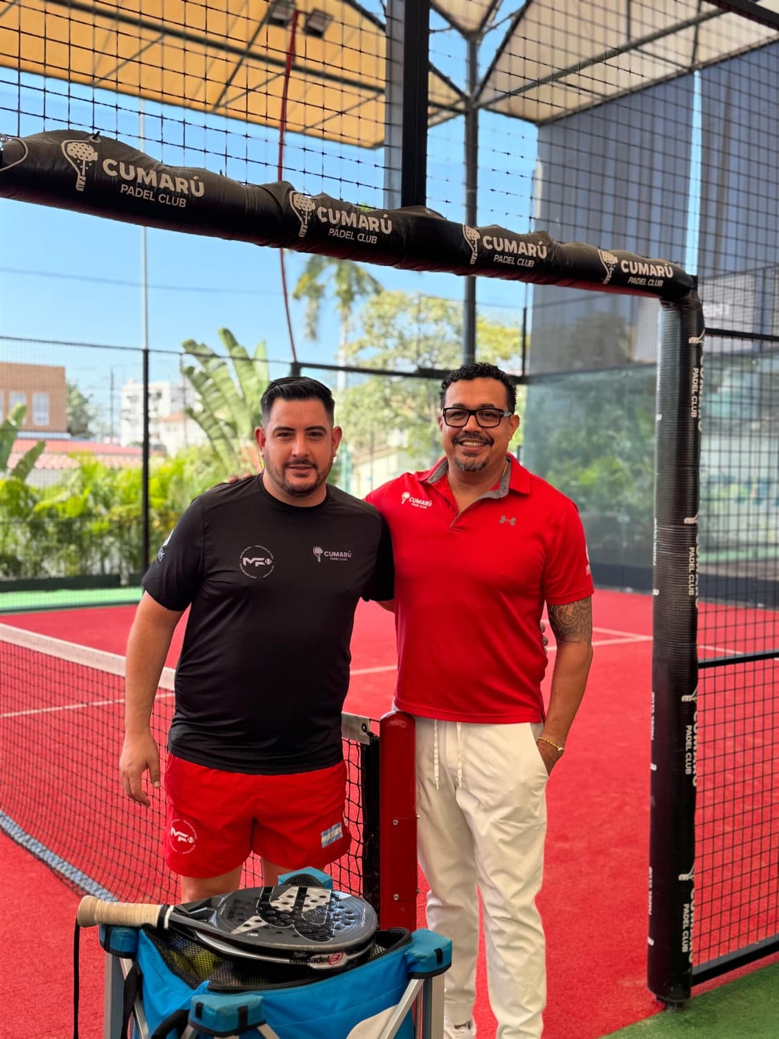 Milton Feijoó en Cumarú Pádel Club